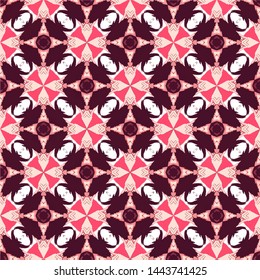 Creative abstract seamless pattern. Modern diagonal abstract background ornaments illustration