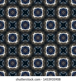 Creative abstract seamless pattern. Modern diagonal abstract background with geometric elements
