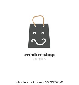 Creative Abstract shop logo design template elements