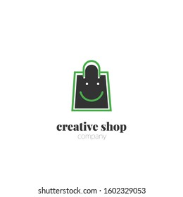 Creative Abstract shop logo design template elements