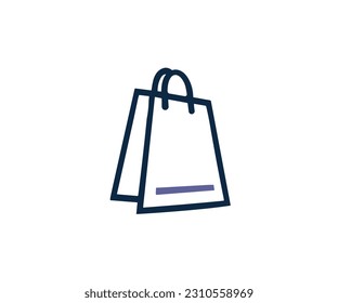 Logotipo de la bolsa de compra de Creative Resumen Ilustración del símbolo del vector de diseño Ilustración