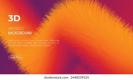Creative Abstract Smooth Orange Background. Simple Flow Background Template for banner, poster, wallpaper, and flyer.