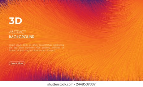 Creative Abstract Smooth Orange Background. Simple Flow Background Template for banner, poster, wallpaper, and flyer.