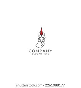 Creative abstract Spartan logo design template