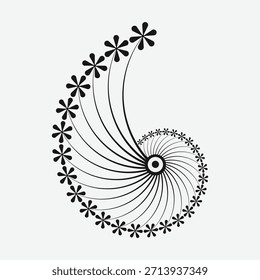 Diseño de Vector decorativo de estrella espiral abstracta creativa. Perfecto para fondos, carteles, marca moderna, arte digital, Fondos de pantalla, patrones y proyectos gráficos creativos. Vector EPS totalmente editable.

