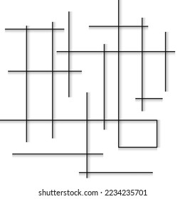 The creative abstract structure of modern geometric design-line or futuristic shape minimalism for decorative wallpapers or  ripple  illustration backdrop concept seamless