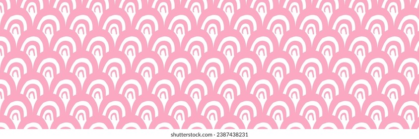 Creative abstract style art seamless background for children. Trendy texture design with basic shapes. Simple childish doodle Ideal for wallpaper, textile, backdrop, wrapping paper.