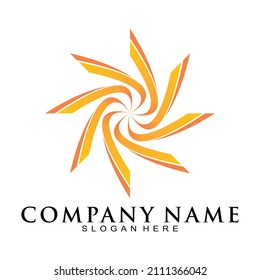 Creative abstract symbol vector logo