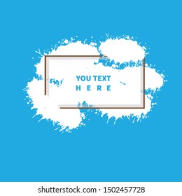 Creative abstract text background design.