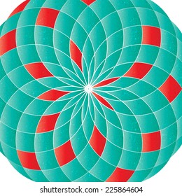 Creative abstract texture with geometric shapes - Vector Illustration