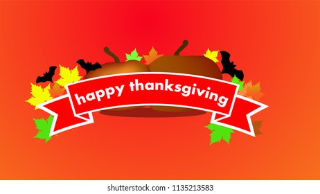 Creative abstract for Thanksgiving Day with creative design and color combination.
