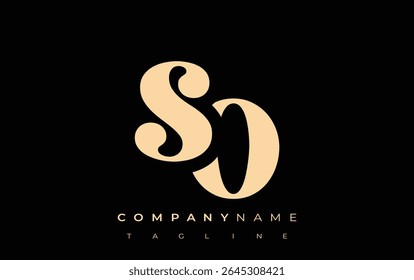 ENTÃO, Design de logotipo de tipografia abstrata criativa. Logotipo elegante que combina tipografia arrojada e formas criativas, ideal para soluções de marca e identidade.