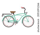 Creative abstract vector art illustration of the bicycle. Geometric shapes concept. Isolated wheel ride handlebars seat gear brake rack line art outline eps sport beach cruiser bike vintage pedal