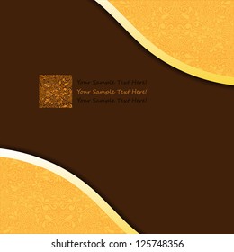 Creative abstract vector background with pattern