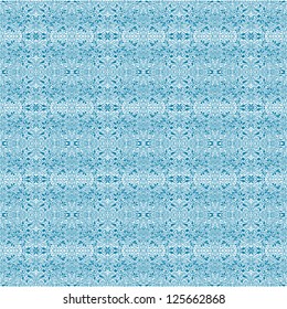 Creative abstract vector flower pattern