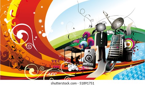 creative abstract vector illustration