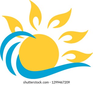 Creative abstract vector logo design template.