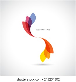 Creative abstract vector logo design template.Vector illustration.