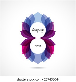 Creative abstract vector logo design template.Vector illustration.