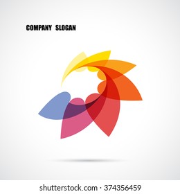 Creative abstract vector logo design template,business logo.Vector illustration