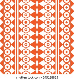 Creative abstract vector ornamental ethnic seamless pattern background