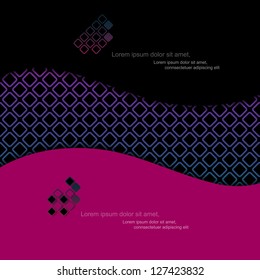 Creative abstract vector web design
