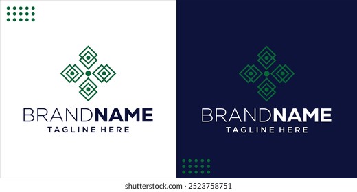 Logotipo X Abstract Criativo Com Ornamento, Inspiração De Design, Ilustração, Vetor