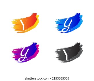 Creative Abstract Y Letter Logo Collection illustration