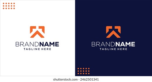 Creative AC Box Letter-Logo, Design-Inspiration, Design-Illustration, Vektorgrafik