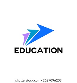 Design de logotipo acadêmico criativo para a escola
