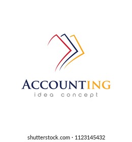 Creative Accounting Concept Logo Design Template