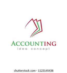 Creative Accounting Concept Logo Design Template