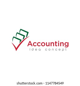 Creative Accounting Concept Logo Design Template