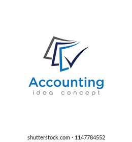 Creative Accounting Concept Logo Design Template