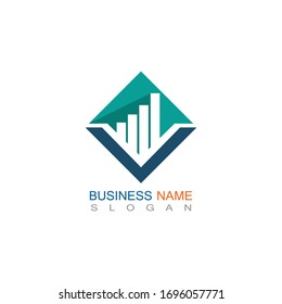 Creative Accounting Concept Logo Design Template Stock Vector (Royalty ...