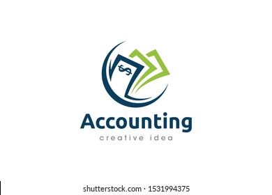 Creative Accounting Logo Design Template