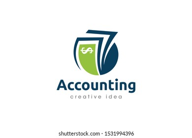 Creative Accounting Logo Design Template