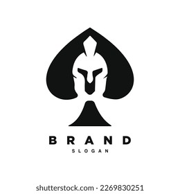 Diseño de logotipo spartano creativo para su marca o negocio