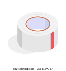 A creative adhesive tape icon, suitable for indicating sealing, sticking, or repairing functions