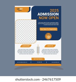 Creative Admission Flyer Design Template