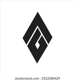 Plantilla de Vector del logotipo del negocio de Creative Ag, logotipo inicial minimalista simple del tipo de letra de Ag