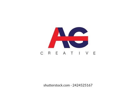 CREATIVE AG latter logo useful and unique latter