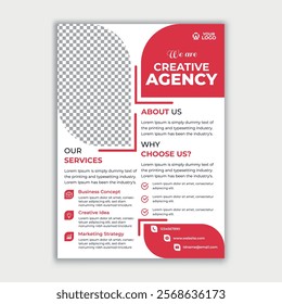 Creative Agency Flyer Template with Modern Design