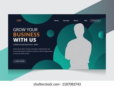 Creative Agency Landing Page Design Editable Template