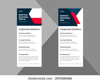 plantilla de diseño de banners de creación de agencia. diseño moderno de panfletos de negocios. carátula, pancarta de enrollamiento, afiche, lista para imprimir