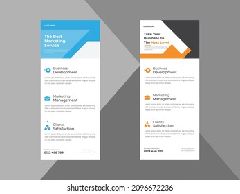 plantilla de diseño de banners de creación de agencia. diseño moderno de panfletos de negocios. carátula, pancarta de enrollamiento, afiche, lista para imprimir