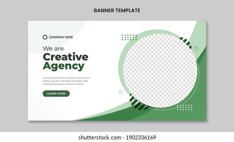 Creative agency web banner template