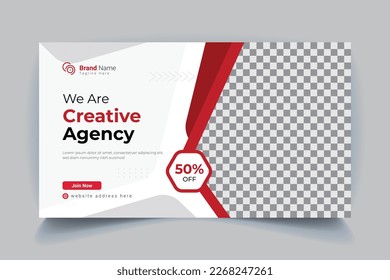 Creative Agency Web Banner Template