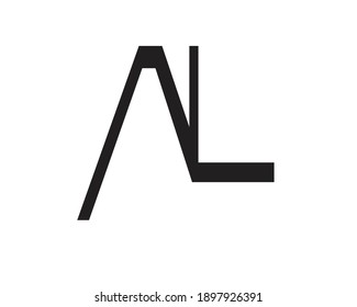 letras de logotipo creativo al y diseños de logotipo