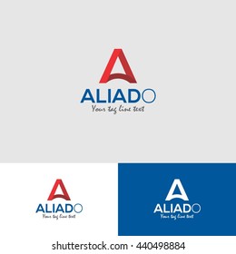 Creative Aliado Logo Design Template 